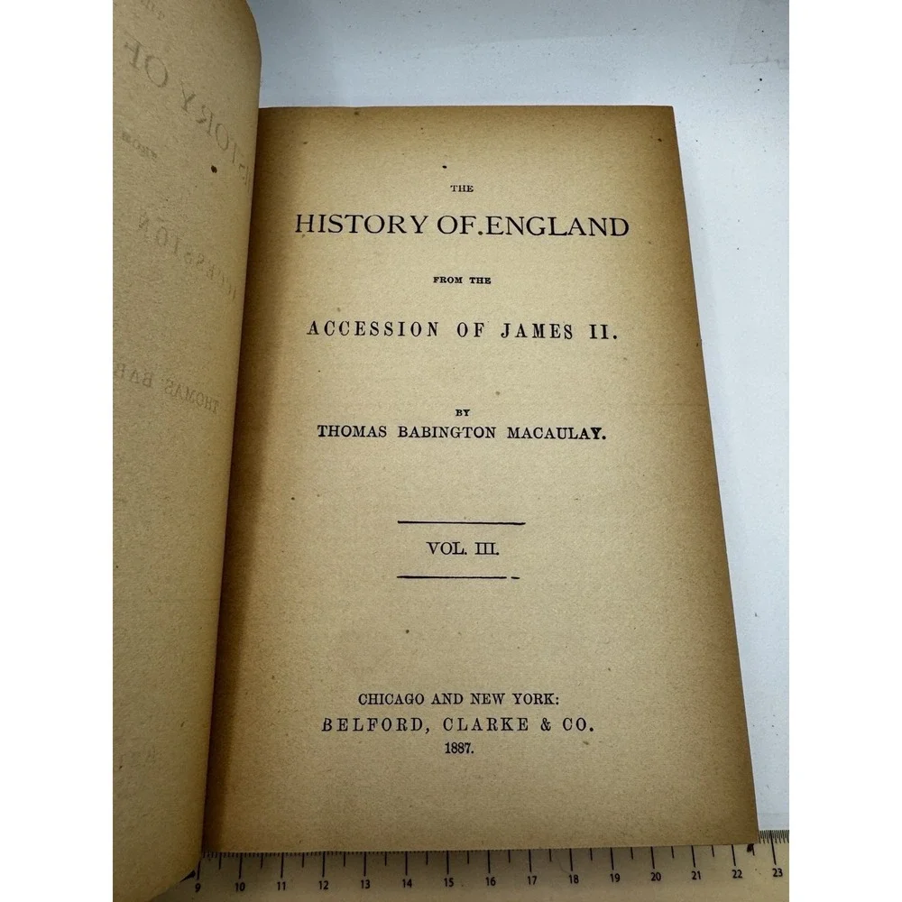 Thomas Macaulay History of England from the Accession of James II - Volume III